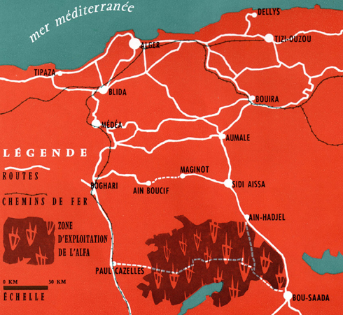 Carte Algérie